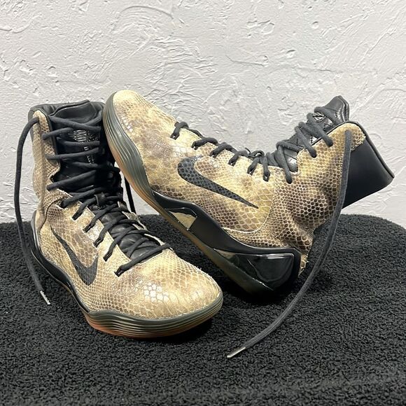 🔥🏀 NIKE KOBE 9 High EXT QS Basketball Shoes 716616 001 Men Size 8 -GUC - Picture 1 of 16